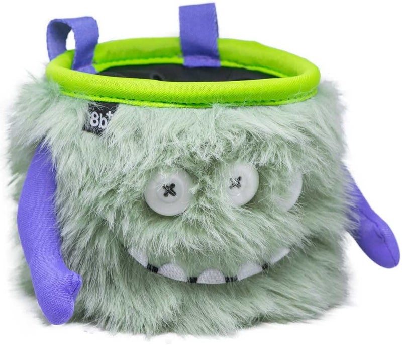 8B+ 8BPLUS 8BPLUS Chalk Bag for Climbing, Bouldering, Belt and Giftbox Included - Wide Opening - Brush Holders, for Left & Right Handers (Marty) - Image 2